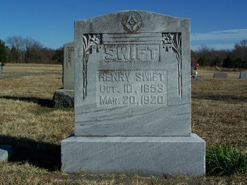 Henry Swift Grave Marker